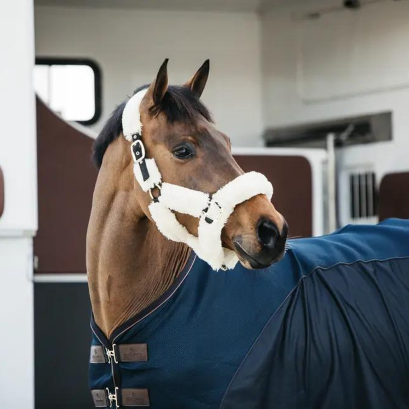 Kentucky Sheepskin Shipping Headcollar Natural-2